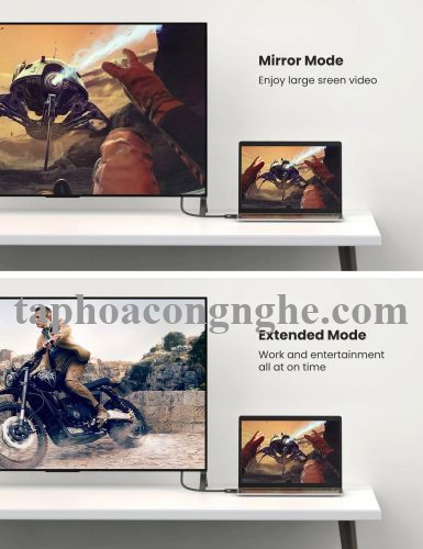 Ugreen 80393 3m 8K 1.4 màu đen cáp dp ra displayport hợp kim bọc lưới chống nhiễu DP114 30080393